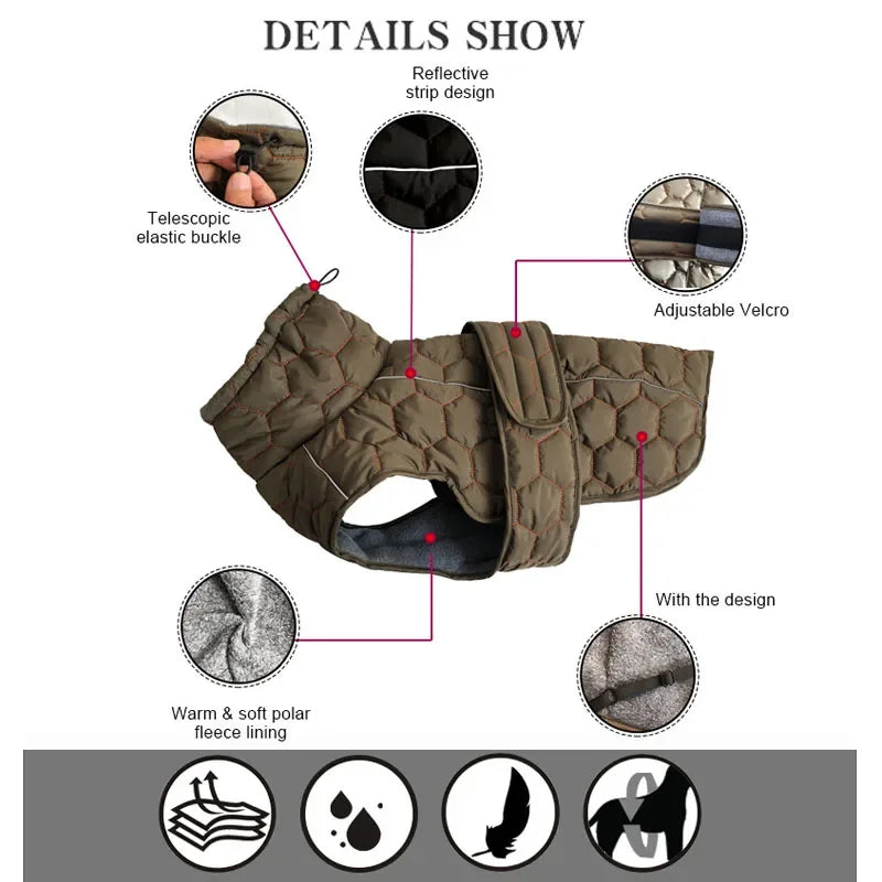 Big Dog Winter Coat Fleece Jacket