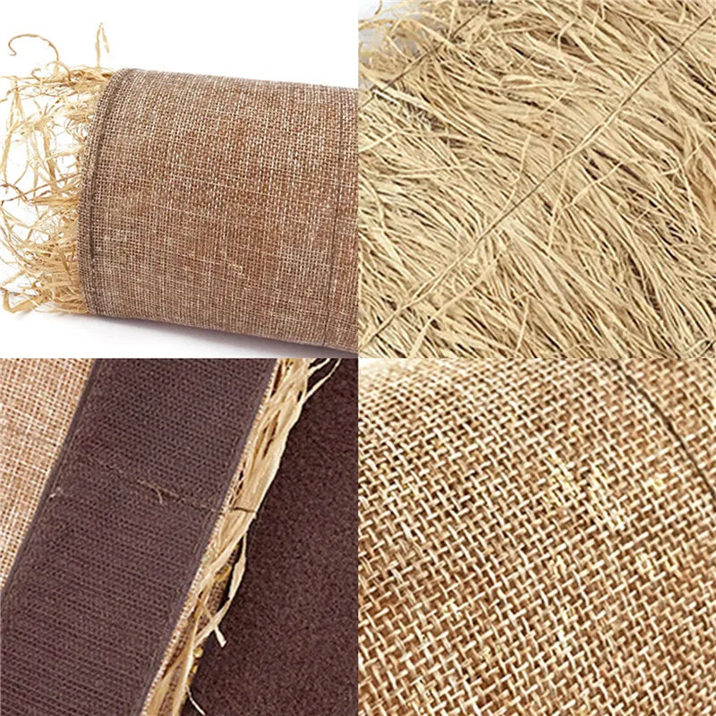 Foldable Woven Rabbit Cages Pets Hamster Guinea Pig Bunny Grass Chew Toy Mat House Bed Nests for Small Animal Rabbit Accessories