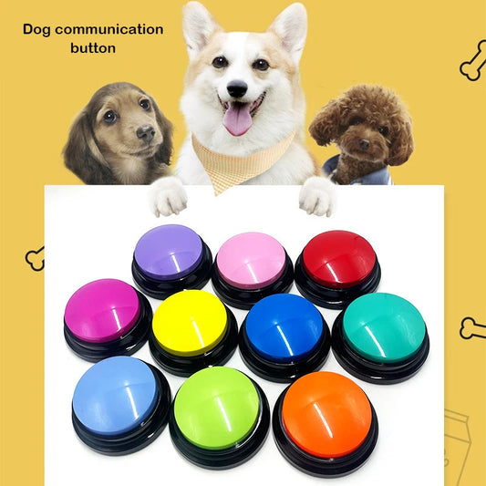 Dog Communication Voice Recording Button for Pet Training