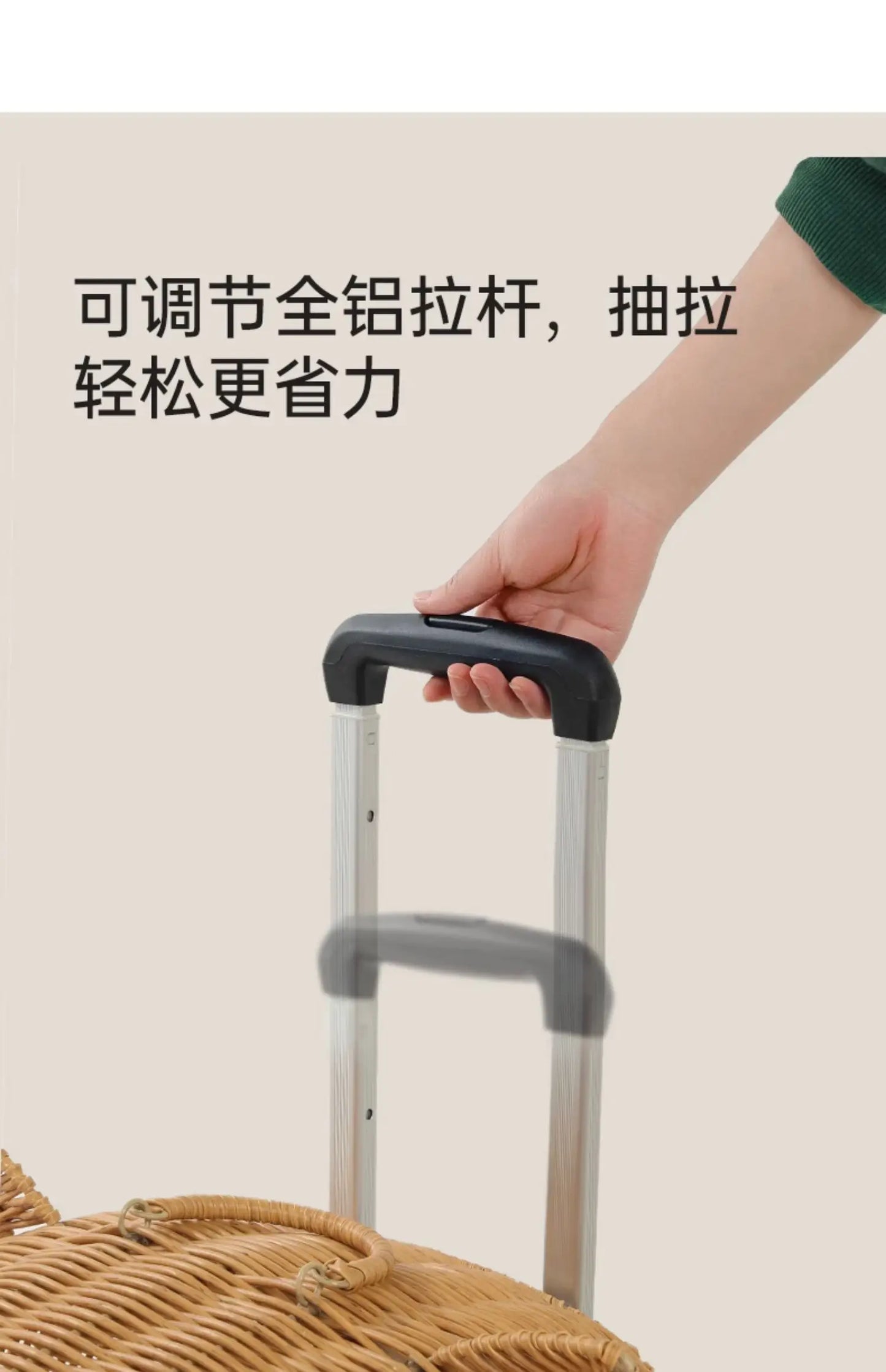 Rattan Cat Stroller Space Capsule Cat Carrier Large Pet Travel Bag for Cats & Dogs  Multi-Cat  Effortless Pet Stroller