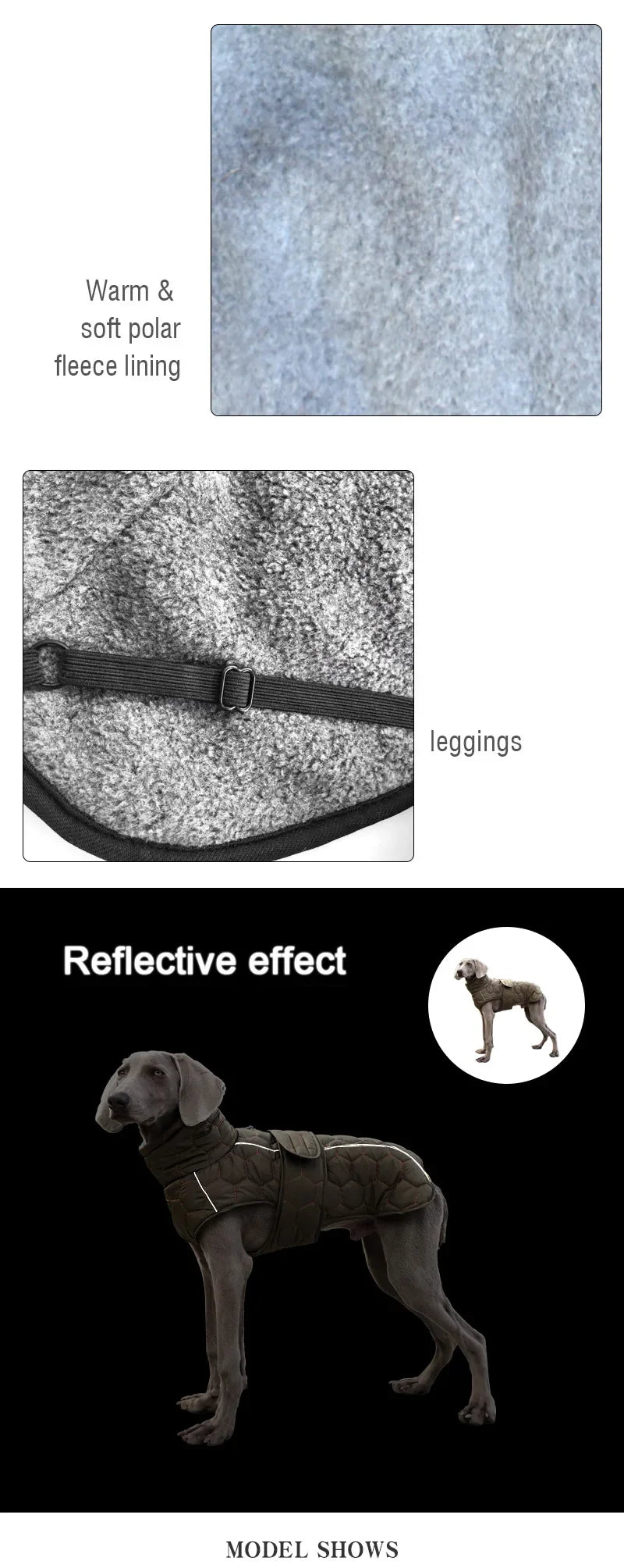 Big Dog Winter Coat Fleece Jacket