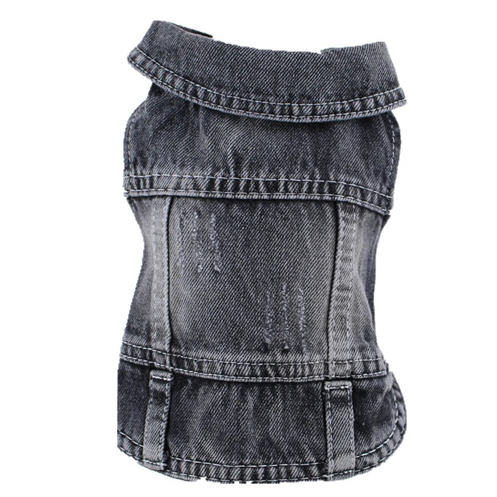 Dogs and Cats Jean Jacket Vest