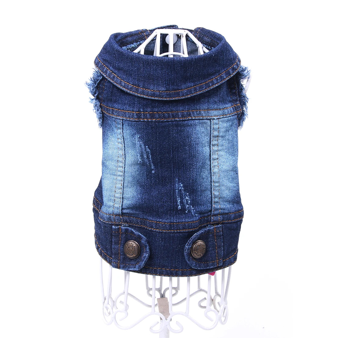 Dogs and Cats Jean Jacket Vest