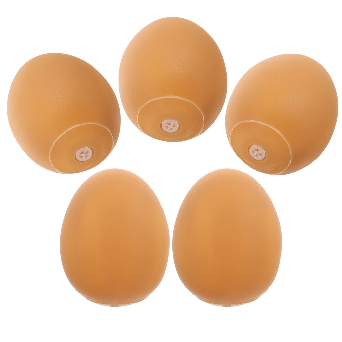 5 Pcs Safe Vinyl Squeaky Dog Egg Toy Puppy Squeaky Toys Funny Chewing Interactive Dog Toys Egg Shaped Dog Squeaky Dog Toy For