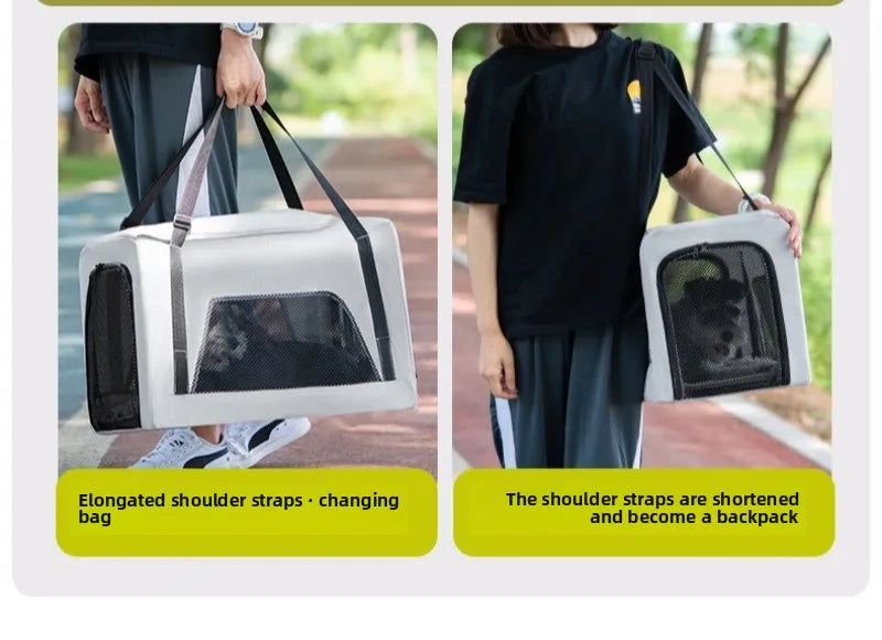 Small Pet Stroller Portable Folding Travel Outdoor Vehicle for Dogs Cats Carriers Multifunctional Pet Products Accessories