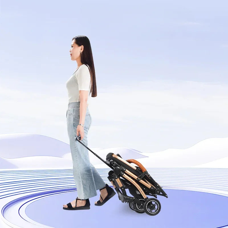 Lightweight Foldable Pet Stroller Small Dog Stroller Detachable Pet Stroller Universal for Cats and Dogs Foldable Pet Car