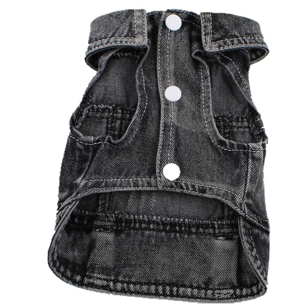 Dogs and Cats Jean Jacket Vest