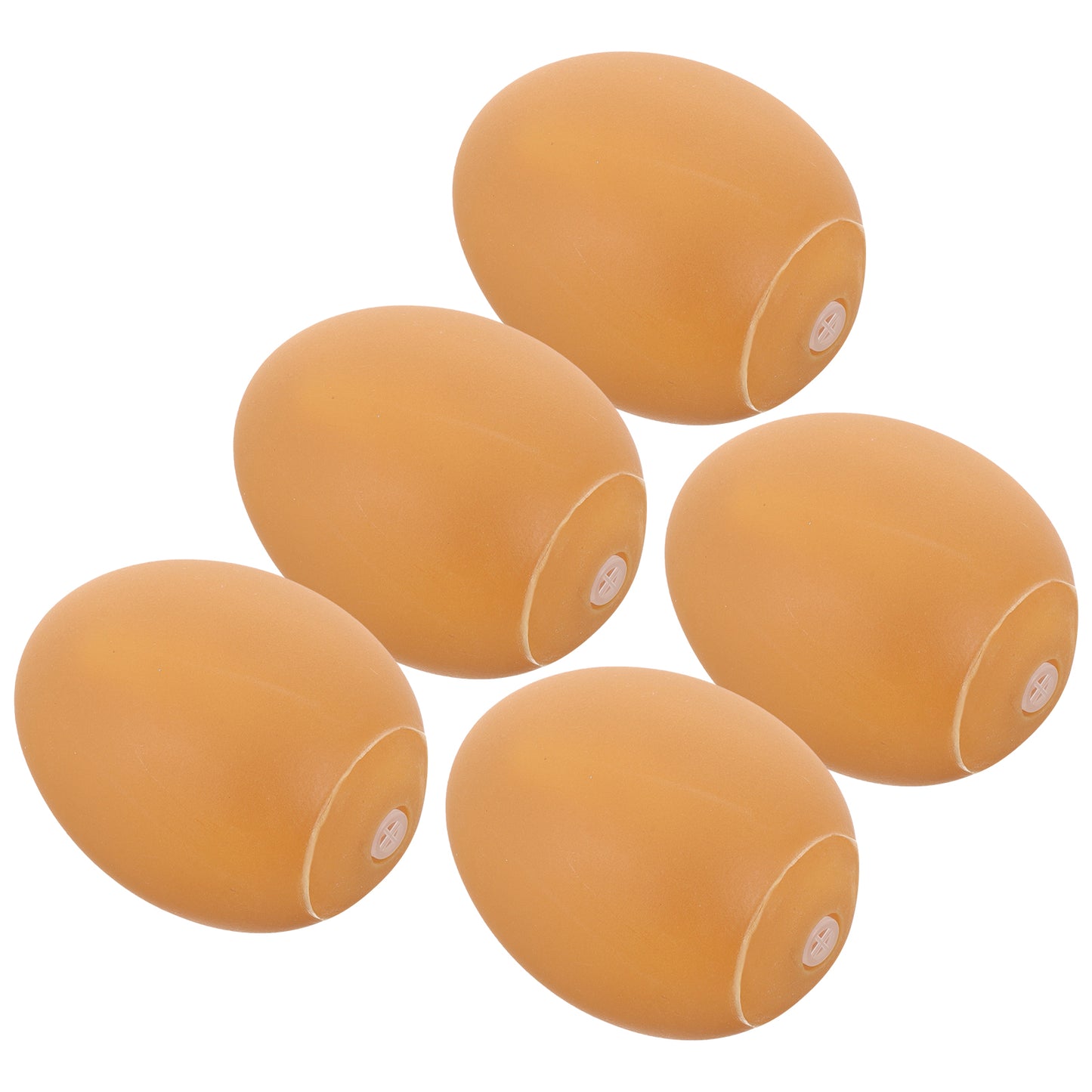 5 Pcs Safe Vinyl Squeaky Dog Egg Toy Puppy Squeaky Toys Funny Chewing Interactive Dog Toys Egg Shaped Dog Squeaky Dog Toy For