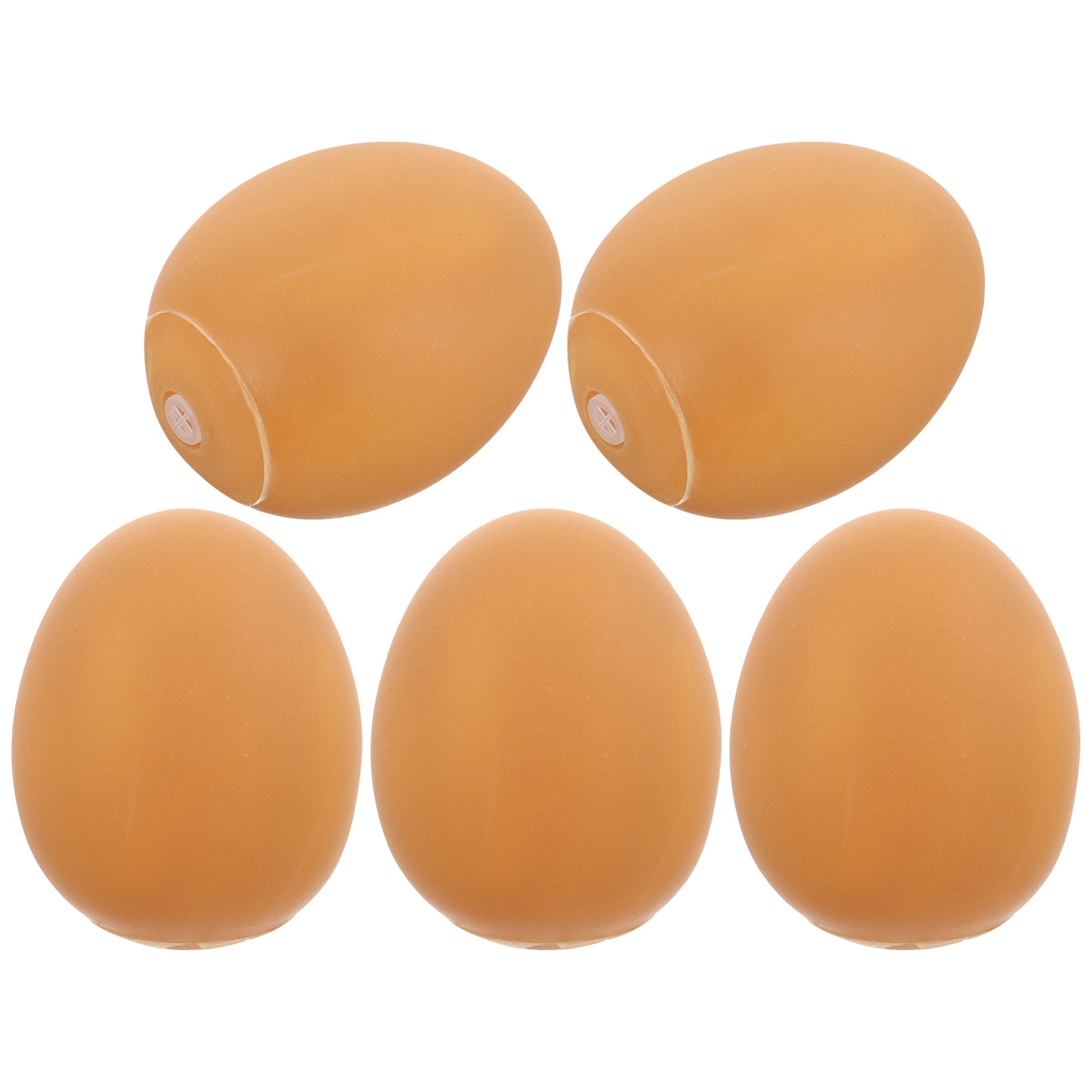 5 Pcs Safe Vinyl Squeaky Dog Egg Toy Puppy Squeaky Toys Funny Chewing Interactive Dog Toys Egg Shaped Dog Squeaky Dog Toy For